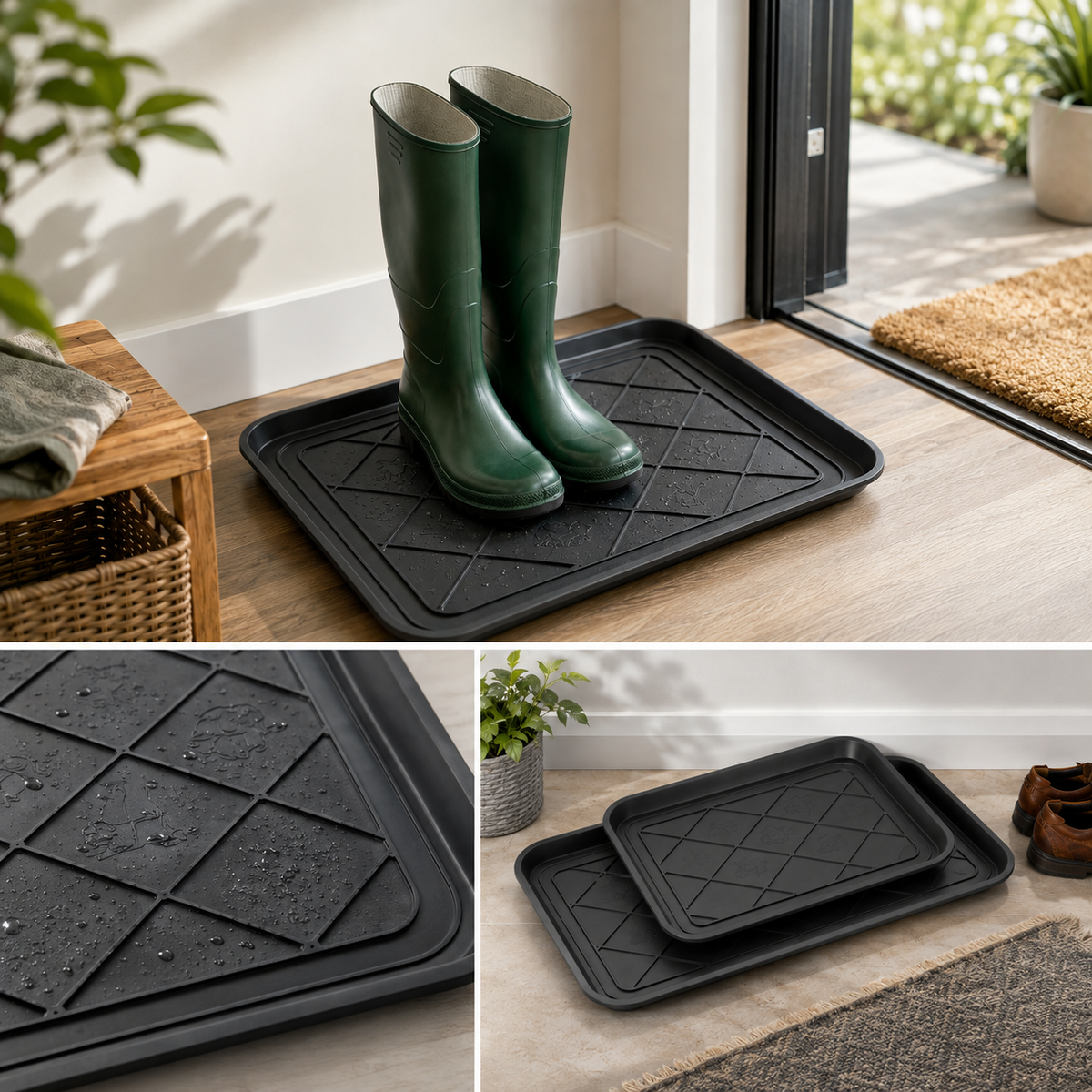 All-Weather Boot Tray Set