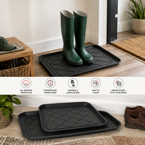 All-Weather Boot Tray Set