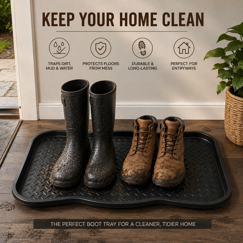 Heavy-Duty Boot & Shoe Tray