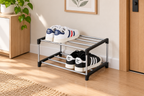 2-Tier Compact Shoe Rack