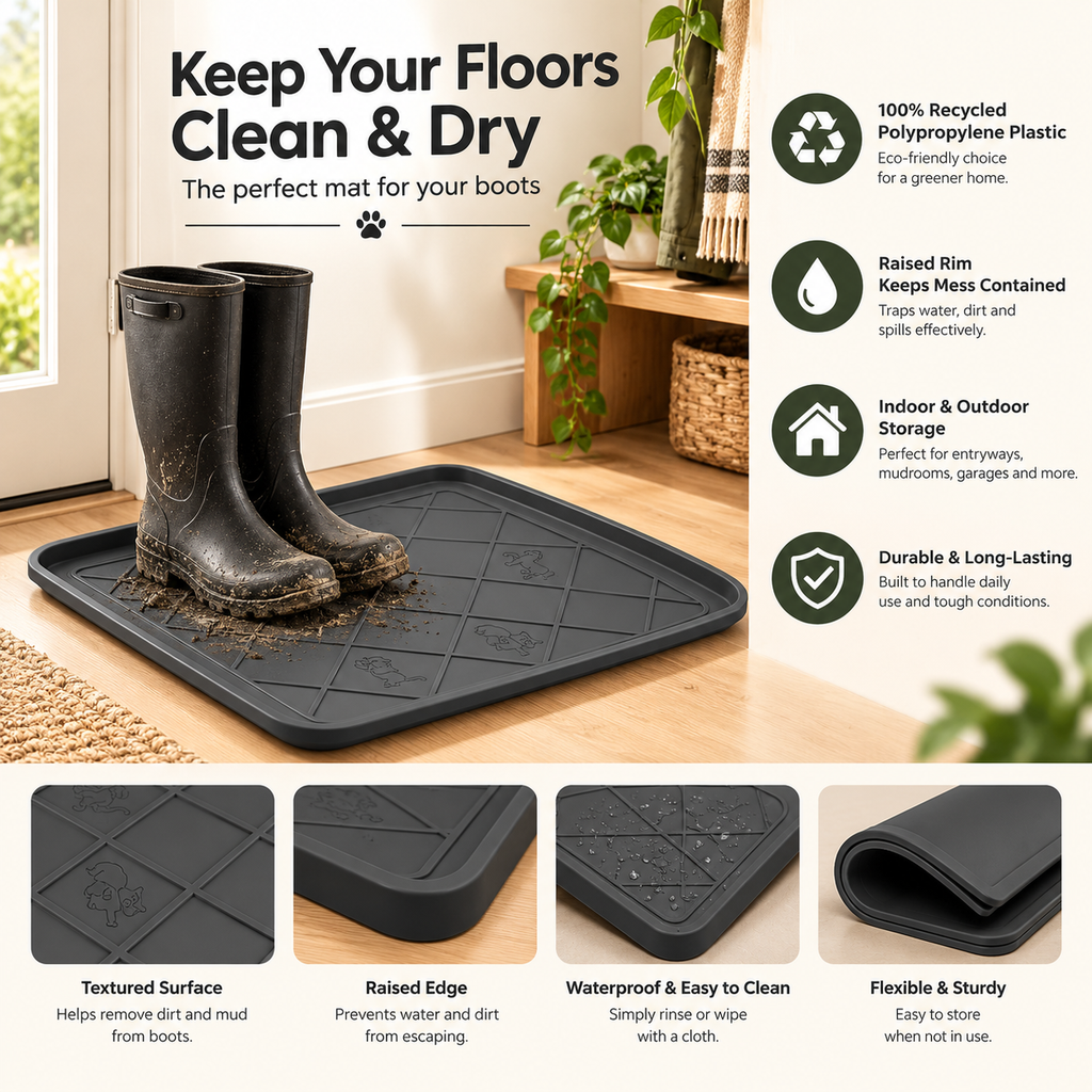 All-Weather Boot Tray Set